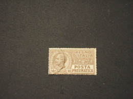 ITALIA REGNO - POSTA PNEUMATICA - P.N. - 1913/23 RE 10  C. -  TIMBRATI/USED - Pneumatische Post