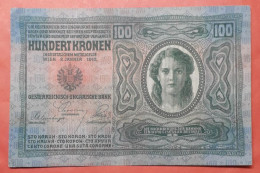 Austria Lot  100 Kronen 1912, Excellent Quality (6) - Autriche