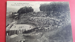 Autun Antique , Theatre Romain , Une Course De Toros  , Taureaux - Autun