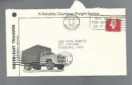 58063) Canada Winnipeg Postmark Cancel 1965 Slogan - Storia Postale