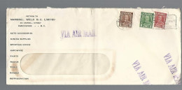 58066) Canada Airmail Vancouver Hamilton Postmark Cancel 1937 Slogan - Luftpost