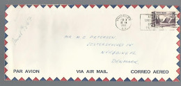 58068) Canada Air Mail Vancouver Postmark Cancel 1967 Slogan To Denmark - Posta Aerea