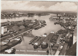 Suisse : BASEL : Kleinhuninger  Rheinhafen , Bateau  Péniche ,port - Port