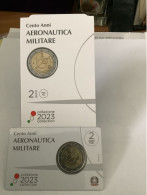 Pièce Commémorative 2 Euro  Italie 2023  Coincard   " Aéronautique Militaire " - Italia