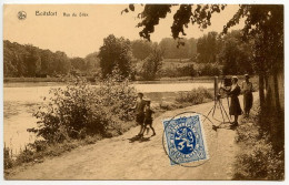 Belgium 1930's Postcard Boitsfort, Rue Du Silex; Scott 207 - 50c. Lion - Watermaal-Bosvoorde - Watermael-Boitsfort