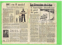 LE COURRIER DE L AIR N° 10. 6 JUIN 1941 TRACT PROPAGANDE LARGUE PAR LA RAF GUERRE 1939 1945 WWII - Documents