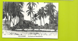Une Station De Missionnaires Aux ILES GILBERT En Micronésie - Micronesië