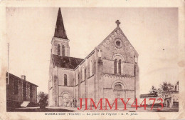 CPA - MORMAISON (Vendée) - La Place De L'Eglise ( Canton De Aizenay ) L. V. Phot. - Aizenay