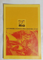 I113346 Catalogo 1/43 Modellismo 1984 - RIO - Italia