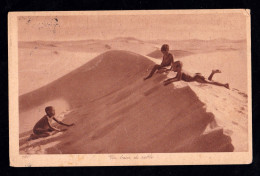 Ed. LEHNERT&LANDROCK - Un Bain De Sable   - F/P - V: 1924 - S/B  - 147 - Afrique