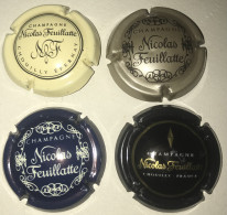 76224-série De 4 Capsules De Champagne.Nicolas Feuillatte. - Feuillate