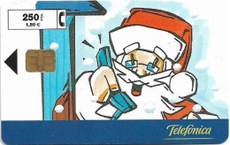 Spain - Telefónica - Feliz Navidad 1999, Christmas - P-419 - 12.1999, 250PTA, 16.000ex, Used - Emisiones Privadas