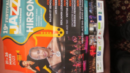 AFFICHE 19 EME FESTIVAL DE JAZZ. HIRSON 02 - Affiches