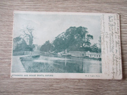 ROYAUME UNI OXFORD STEAMERS AND HOUSE BOATS - Oxford