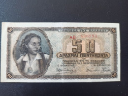 Grece 50 Drachmes 1943 TTB+ - Grèce