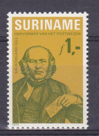 Suriname 1979 Centenary  Death Of Sir  Rowland Hill MNH/** - Rowland Hill