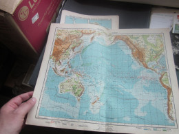 Old Map Grose Ozean 35.5x43.5 Cm - Carte Nautiche