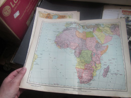 Old Map Afrika Staatenkarte 35.5x43.5 Cm - Zeekaarten