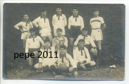 Carte Photo Sports - Equipe De Football - Fussball