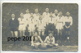 Carte Photo Sports - Equipe De Football - Fussball