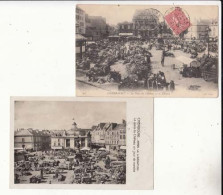 Carte France 50 - Cherbourg - 2 Carte  Du Marché : Achat Immédiat - Marchés