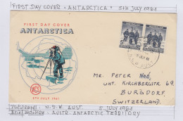 AAT 1961 Magnetic Pole FDC Ca NSW Australia 5 JULY 1961 (BV184A) - FDC