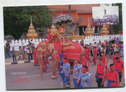 AK 132589 LAOS - Vientiane - The Celebration Parade Of King Fa Ngum The Great - Laos