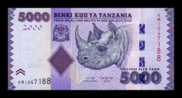 Tanzania 5000 Shillings 2020 (2023) Pick 43c New Sign Sc Unc - Tanzanie