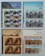 India 2019 HINDU - Char Dham Complete 4v Set In Block Of 4's MNH As Per Scan - Hinduism