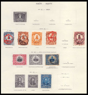 HAITI 1907 TO 1912 USED COLLECTION - Haïti