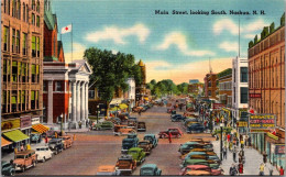 New Hampshire Nashua Main Street Looking South  - Nashua