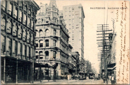 Maryland Baltimore Trolleys On Baltimore Street 1909 Tucks - Baltimore