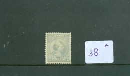 Nederland * 1891 * NVPH Nr 38 Ongebruikt * Prinses Wilhelmina - Nuevos