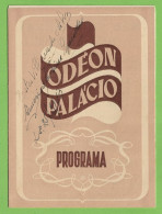 Lisboa - Odéon Palácio - Programa - Cinema - Teatro - Actor - Actriz - Música - Artista - Publicidade - Portugal - Programmes