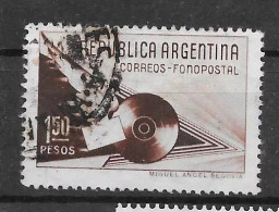 Argentina 1939 Fonopostal Service Top Value Used CV USD 53 - Usados