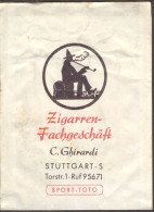 GERMANY - ZIGARREN-FACHGESCHÄFT  C. GHIRARDI - STUTTGARTER ZIGGAREN CLUB - Cc 1930 - Boites à Tabac Vides