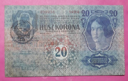 Fiume 20 Kronen ND 1918, D'anunzio, Yugoslavia Italia, Hungary, Austria (2) - Autriche
