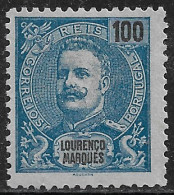 Lourenço Marques – 1898 King Carlos 100 Réis Mint Stamp - Lourenzo Marques