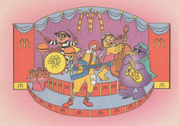 Ronald MacDonald As Pop Star Song Singing MacDonalds Comic Postcard - Reiser