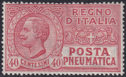 Italy 1925 Sc D8 Italia Sa 9 Pneumatic Post MH* - Poste Pneumatique