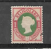 HELIGOLAND SC 14 O Reprint ? - Heligoland (1867-1890)