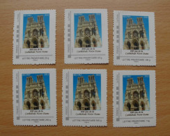 FRANCE 6 Timbres Montimbremoi - Cathédrale Notre Dame De Reims Neuf** - Ungebraucht