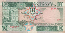 Banconota Da 10 Shilin  Soomaaliya  - Anno: 1967 -  Stock 104 - Somalia