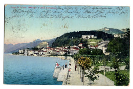 Italie -- BELLAGIO --1910-- Bellagio E Villa Serbelloni...colorisée.. ...cachet  COMO COLICO - Como