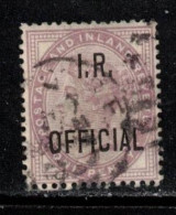 GREAT BRITAIN Scott # O4 Used - Queen Victoria IR Official Overprint 1 - Service