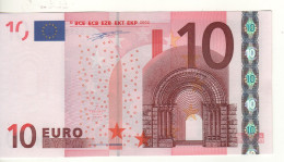 10 EURO  "T" Irlanda    Firma Duisenberg    K 003 B4   /  FDS - UNC - 10 Euro