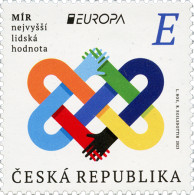 Czech Republic.2023.Europa CEPT.Peace – The Highest Value Of Humanity.1 V. ** . - Neufs