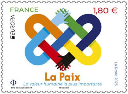 France.2023.Europa CEPT.Peace – The Highest Value Of Humanity.1 V. ** . - 2023