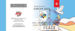 Malta.2023.Europa CEPT.Peace – The Highest Value Of Humanity.Booklet ** . - 2023