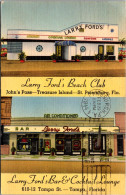 Florida St Petersburg Treasure Island John's Pass Larry Ford' Beach Club Restaurant Bar And Cocktail Lounge 1944 - St Petersburg